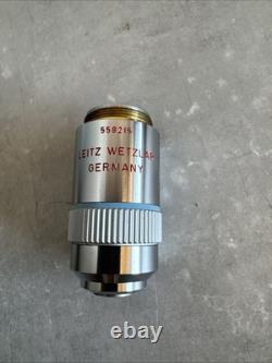 Leitz Wetzlar EF 40/0.65 160/0.17 40x P Microscope Objective Lens 559215
