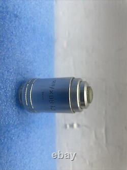 Leitz Wetzlar Microscope Objective Lens PL 80X/0.95 C80837