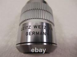 Leitz Wetzlar NPL FLUOTAR 100x 1.32-0.60 Oil Microscope Objective Lens 160mm