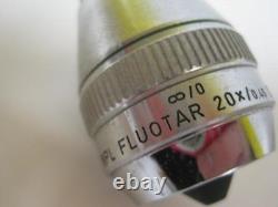 Leitz Wetzlar NPL Fluotar 20x/. 045 DF Infinity Microscope Objective Lens 569234