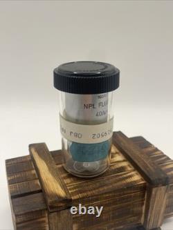 Leitz Wetzlar NPL Fluotar 40X/0.70 Microscope Objective Lens Fluorite 160/0.17