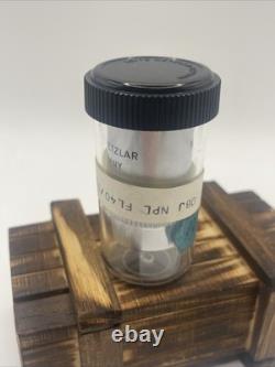 Leitz Wetzlar NPL Fluotar 40X/0.70 Microscope Objective Lens Fluorite 160/0.17