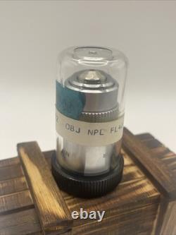 Leitz Wetzlar NPL Fluotar 40X/0.70 Microscope Objective Lens Fluorite 160/0.17