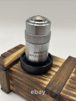 Leitz Wetzlar NPL Fluotar 40X/0.70 Microscope Objective Lens Fluorite 160/0.17