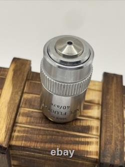 Leitz Wetzlar NPL Fluotar 40X/0.70 Microscope Objective Lens Fluorite 160/0.17