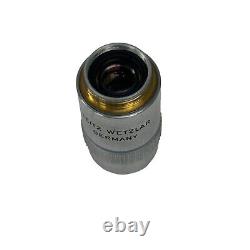 Leitz Wetzlar PL 80x / 0.95 Infinity Microscope Objective Lens Made in Germany