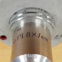 Leitz Wetzlar PL 8x/0.18, Microscope Objective / Lens USED