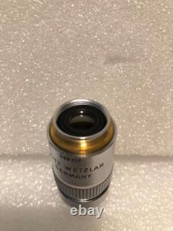 Leitz Wetzlar PL APO 160x/1.25w Microscope Objective Lens