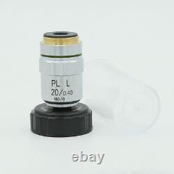 Long Working Distance Plan Achromatic Metallurgical Microscope Objective Lens