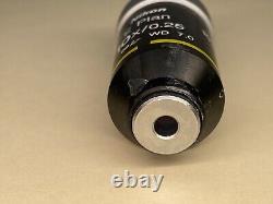 Lot Of 3 Nikon E Plan 100x 10x 4x Microscope Objectives