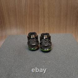 Lot of 2 PCS Olympus LUCPlanFL N, 20x/0.45 0-2/OFN26.5 Microscope Objective Lens