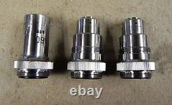 Lot of 3. RBX. 60x Laser beam expander(s) Microscope objective lens See Des