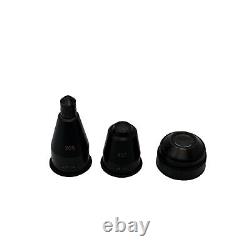 Lot of 3 Vintage Microscope Objective Lenses 50X 20X 10X Used