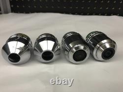 Lot of 4 Nikon CF Plan Microscope Objective Lenses 5x 10x 20x 50x