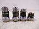 Lot Of 4 Parco Achro Microscope Objective Lenses 100x 40x 10x 4x