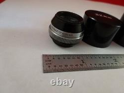 MICROSCOPE PART TESSAR BAUSCH LOMB OBJECTIVE LENS 32 mm OPTICS AS IS #Y7-H-93