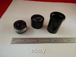 MICROSCOPE PART TESSAR BAUSCH LOMB OBJECTIVE LENS 48 mm OPTICS AS IS #Y7-H-94