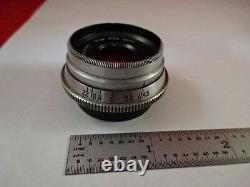 MICROSCOPE PART TESSAR BAUSCH LOMB OBJECTIVE LENS 72 mm OPTICS AS IS #Y7-H-95
