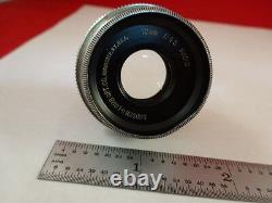 MICROSCOPE PART TESSAR BAUSCH LOMB OBJECTIVE LENS 72 mm OPTICS AS IS #Y7-H-95