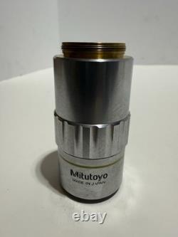 MITUTOYO M Plan Apo 10 0.28 378-803-2 D40267 Microscope Objective Lens USED