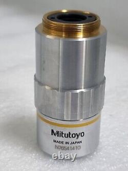 MITUTOYO M Plan Apo 10 x /0.28? / 0 f=200 Microscope Objective Lens