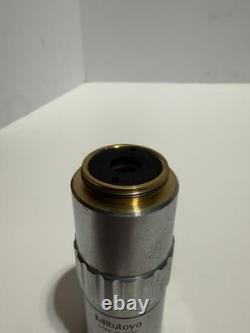 MITUTOYO M Plan Apo 20 0.42 378-804-2 D26928 Microscope Objective Lens USED