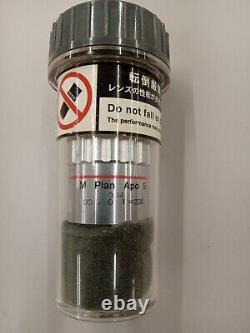 MITUTOYO M Plan Apo 5 x /0.14? / 0 f=200 Microscope Objective Lens