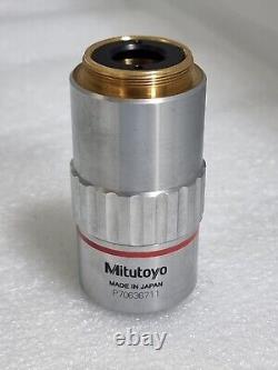 MITUTOYO M Plan Apo 5 x /0.14? / 0 f=200 Microscope Objective Lens