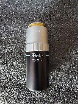 M PLAN APO 50X 0.55 F=200 Optem? Microscope Objective LWD Lens 28-21-50 0.61 µm