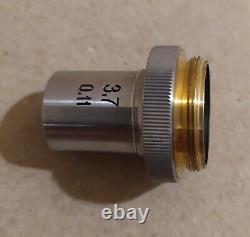 Macro lens objective 3,7 x 0,11 LOMO microscope ZEISS #890058