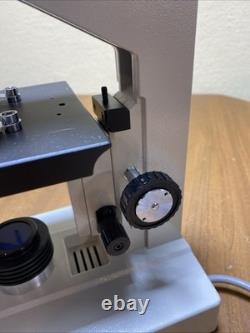 Meiji Monocular Microscope with 3 Objective Lens 4X 10X 40X NEW! Japan