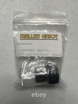 Melles Griot 04OAS008 6.3x / 0.20 Microscope Objective Lens 160/0.17 KLA Tencor
