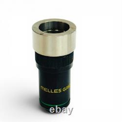 Melles Griot 25x/0.50 Microscope Objective Lens 160/0.17 with New Focus Adapter