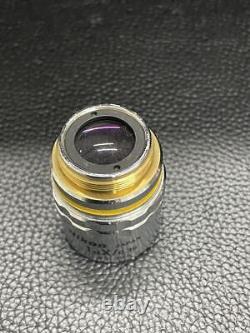 Metallic microscope objective lens CF10XEPI Used