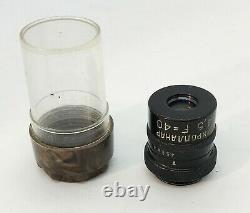 Microplanar objective F=40 14,5 microscope LOMO lens for Microshooting