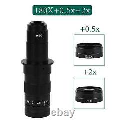 Microscope Camera Objective Lens 180 Multiples Adjustable Focus 180X 130X Lot