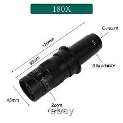 Microscope Camera Objective Lens 180 Multiples Adjustable Focus 180X 130X Lot