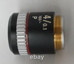 Microscope Nikon Educational Microscope Polarized Objective Lens P 4/0.1 160