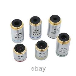 Microscope Objective Lens 195 Achromatic Accessories Biological Microscope Parts