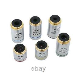 Microscope Objective Lens 1 Pcs 20.2mm Accessories Biological Microscope