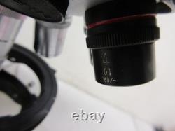 Microscope Objective Lens Lot Nikon Phase 40x Plan 100 Oil + Eyepiece CFW10x