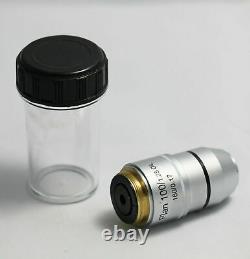 Microscope Objective Lens PLAN DIN 4X 10X 20X 40X 60X 100X RMS Thread CNSCOPE