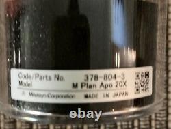 Mitutoyo 20x / 0.42 M Plan Apo Microscope Objective Lens (378-804) New in Box