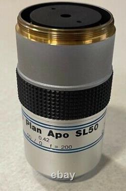Mitutoyo Bd Plan Apo Sl50 Sl 50x Microscope Objective Lens 378-841 Free Shipping
