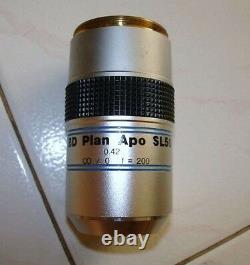 Mitutoyo Bd Plan Apo Sl50 Sl 50x Microscope Objective Lens 378-841 Free Shipping
