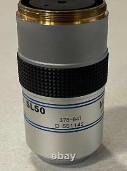 Mitutoyo Bd Plan Apo Sl50 Sl 50x Microscope Objective Lens 378-841 Free Shipping