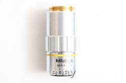 Mitutoyo M Plan Apo 10x / 0.28 Infi/0 f=200 Microscope Objective Lens #5452