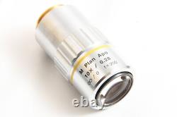 Mitutoyo M Plan Apo 10x / 0.28 Infi/0 f=200 Microscope Objective Lens #5452
