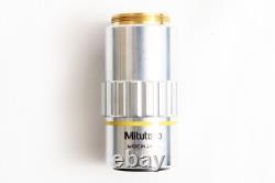 Mitutoyo M Plan Apo 10x / 0.28 Infi/0 f=200 Microscope Objective Lens #5454