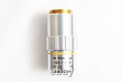 Mitutoyo M Plan Apo 10x / 0.28 Infi/0 f=200 Microscope Objective Lens #5455